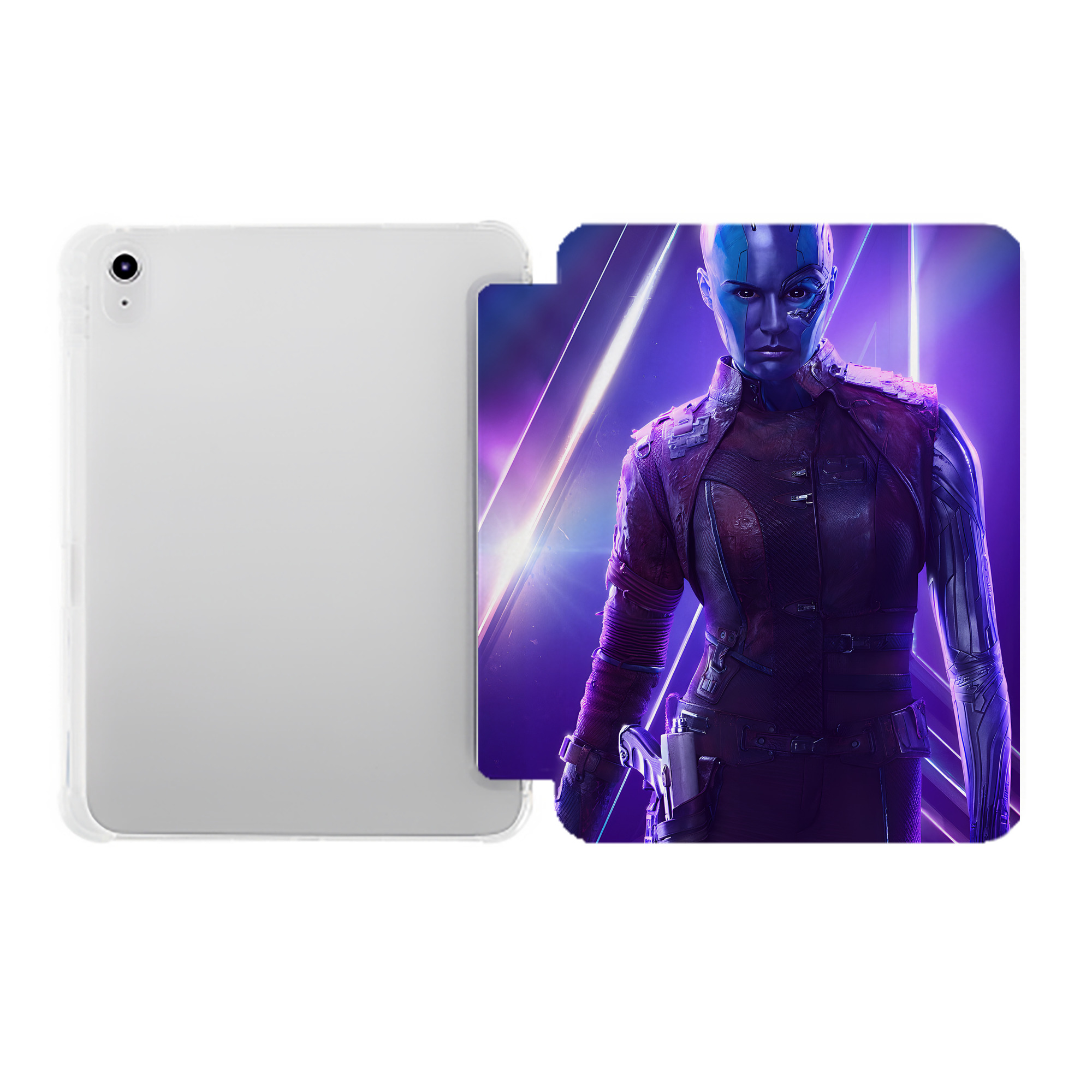 （画像用） アベンジャーズ The Avengers IPad ケース ペン収納付き 三つ折りスタンド PUレザー×シリコン 対応機種9.5/10.5/10.9インチ